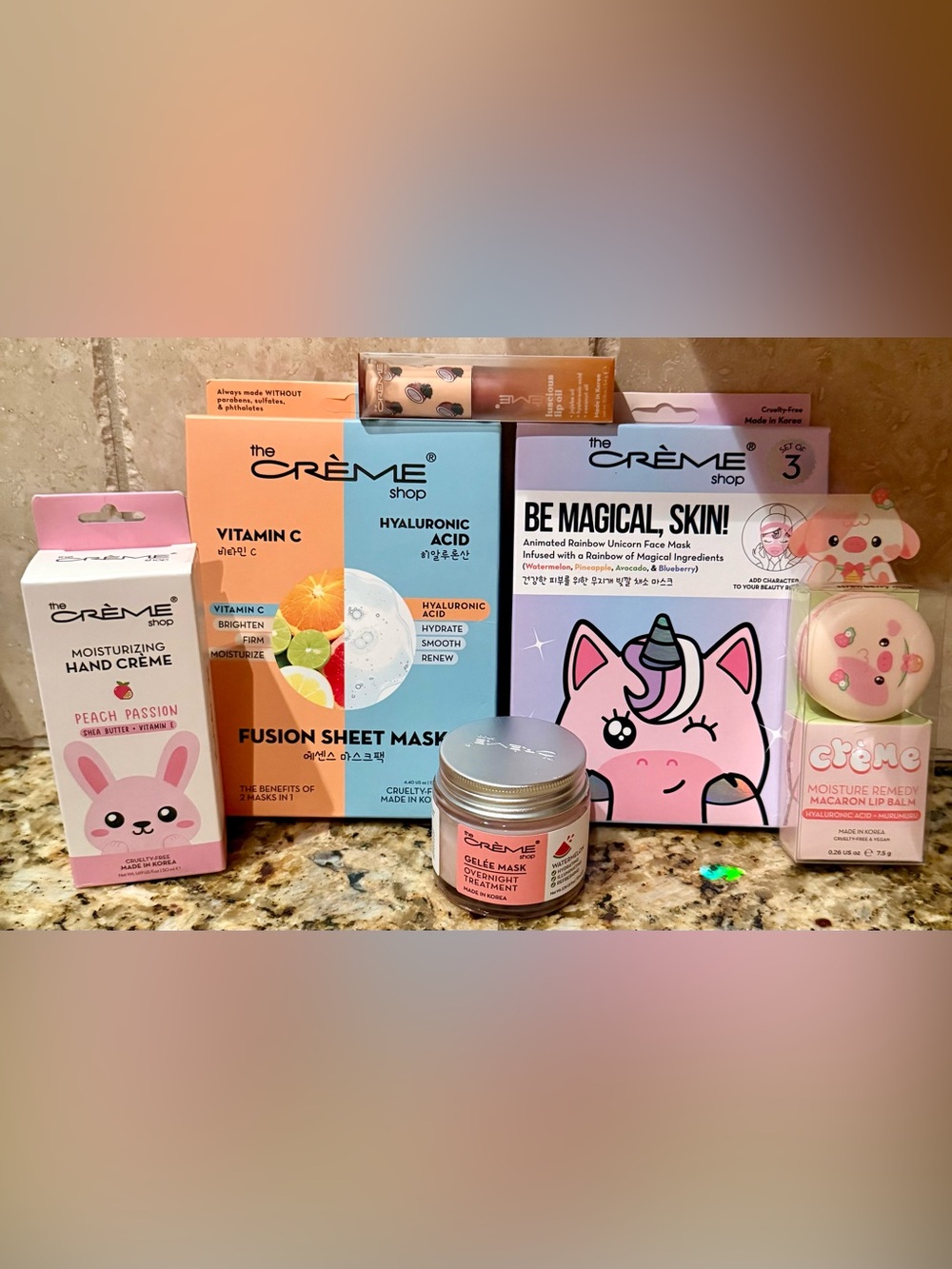 The Crรจme Shop skin care gift bundle set